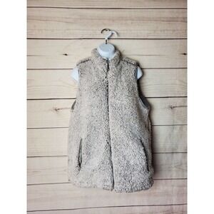 Altar'd State Light Grey‎ Sherpa Vest Size Medium
